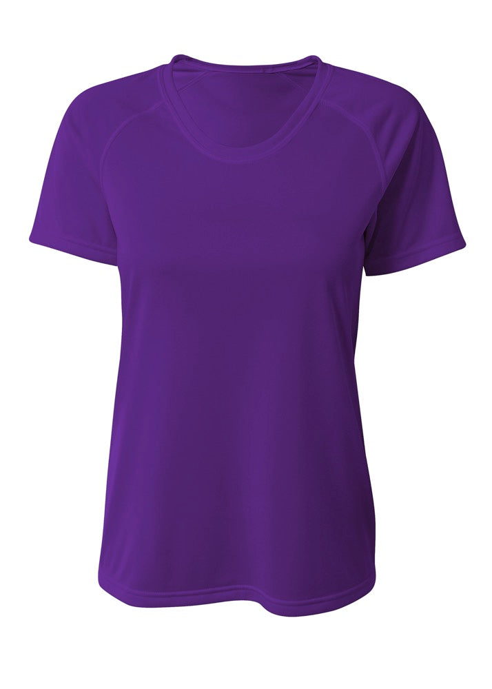 A4, A4 NW3393 SureColor Short Sleeve Cationic Women's Tee - Purple